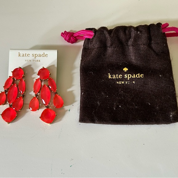 kate spade Jewelry - Kate Spade Fire Neon chandelier earrings. NWT.